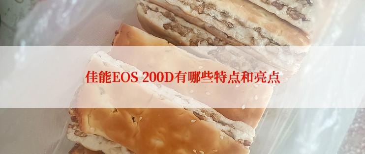 佳能EOS 200D有哪些特点和亮点