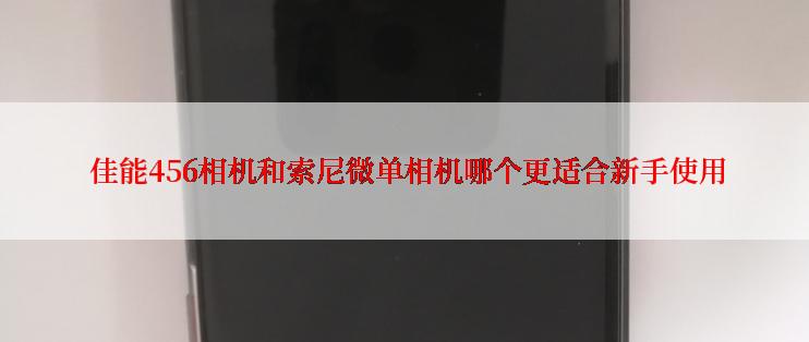  佳能456相机和索尼微单相机哪个更适合新手使用