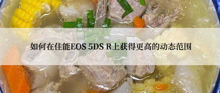  如何在佳能EOS 5DS R上获得更高的动态范围