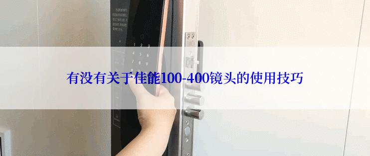 有没有关于佳能100-400镜头的使用技巧