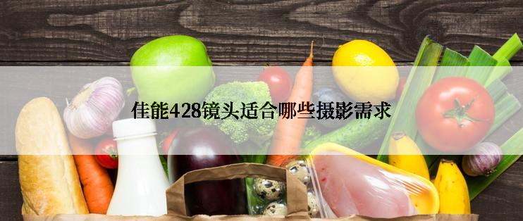 佳能428镜头适合哪些摄影需求