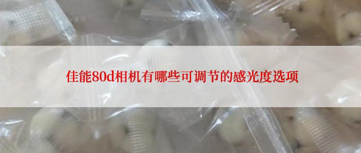  佳能80d相机有哪些可调节的感光度选项