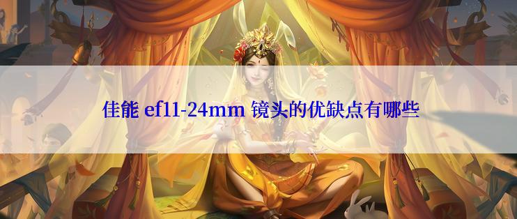  佳能 ef11-24mm 镜头的优缺点有哪些