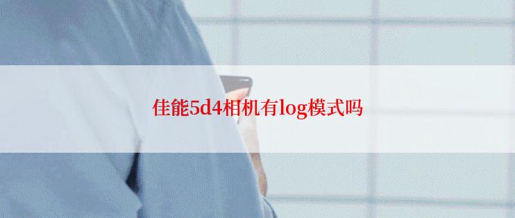 佳能5d4相机有log模式吗