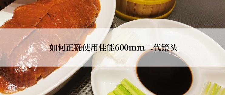  如何正确使用佳能600mm二代镜头