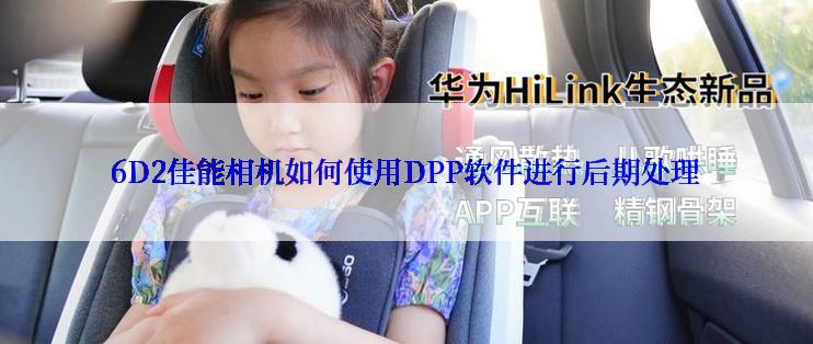 6D2佳能相机如何使用DPP软件进行后期处理