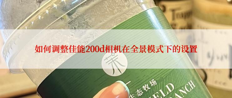 如何调整佳能200d相机在全景模式下的设置