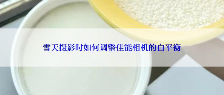 雪天摄影时如何调整佳能相机的白平衡