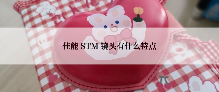 佳能 STM 镜头有什么特点