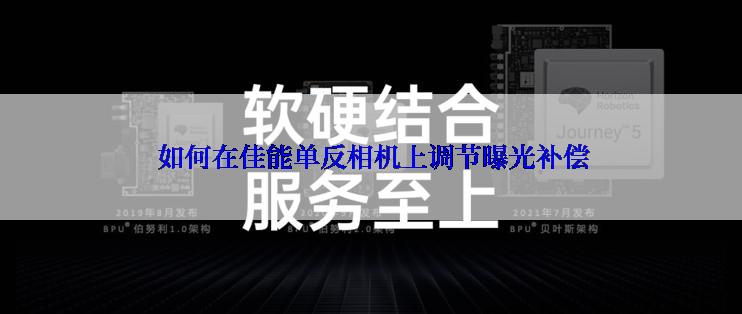  如何在佳能单反相机上调节曝光补偿