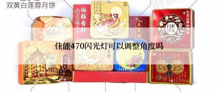 佳能470闪光灯可以调整角度吗