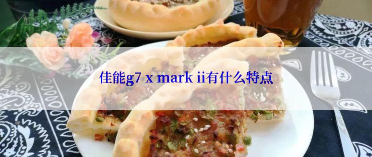 佳能g7 x mark ii有什么特点