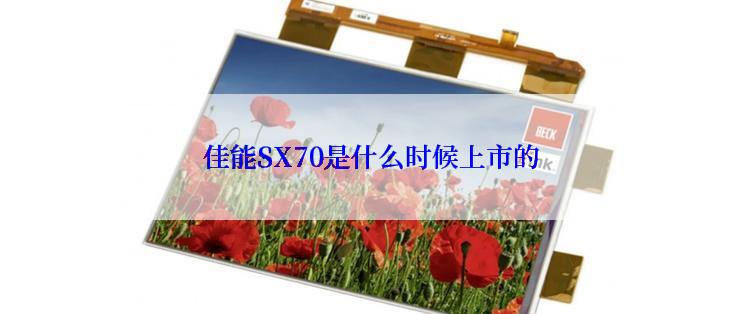 佳能SX70是什么时候上市的