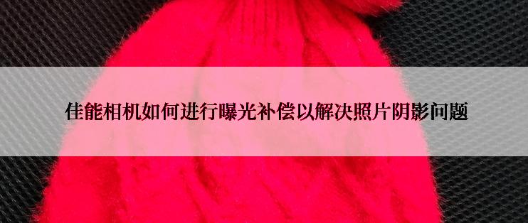  佳能相机如何进行曝光补偿以解决照片阴影问题