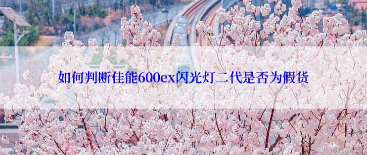 如何判断佳能600ex闪光灯二代是否为假货