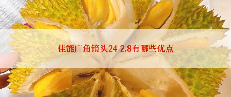 佳能广角镜头24 2.8有哪些优点