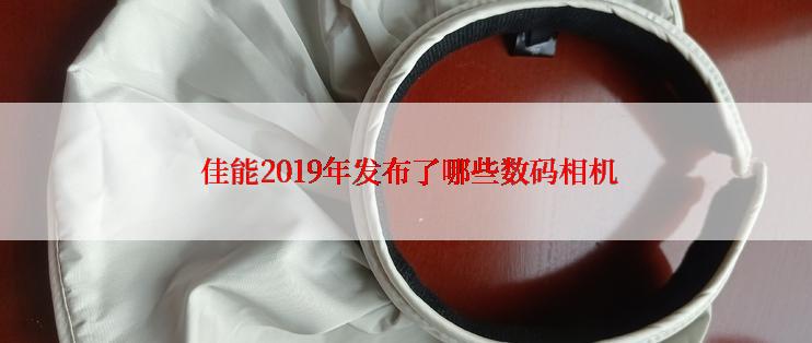  佳能2019年发布了哪些数码相机