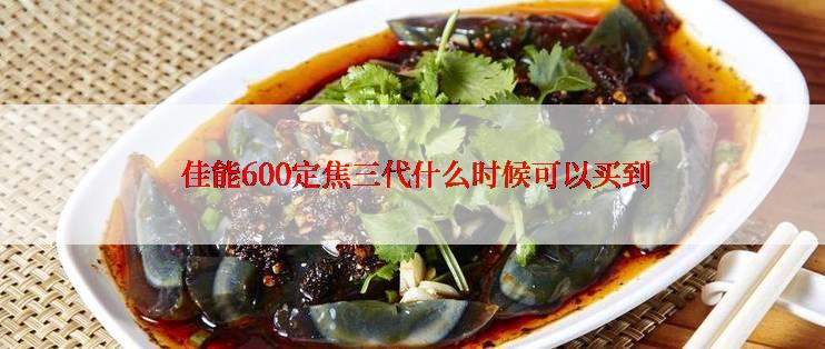  佳能600定焦三代什么时候可以买到