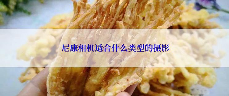  尼康相机适合什么类型的摄影