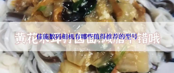 佳能数码相机有哪些值得推荐的型号