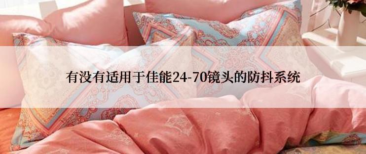 有没有适用于佳能24-70镜头的防抖系统