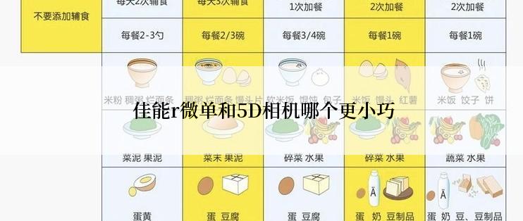  佳能r微单和5D相机哪个更小巧