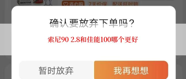 索尼90 2.8和佳能100哪个更好