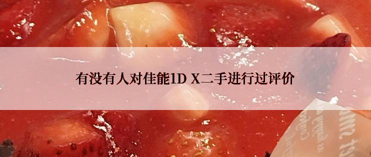 有没有人对佳能1D X二手进行过评价