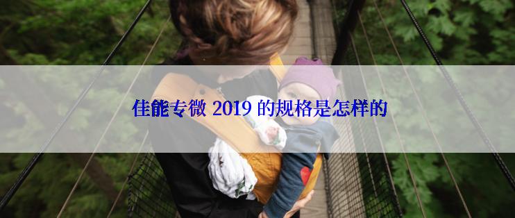  佳能专微 2019 的规格是怎样的