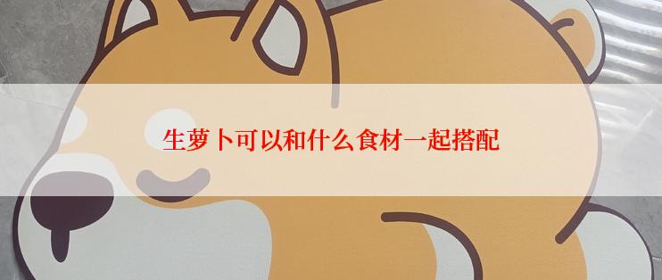 生萝卜可以和什么食材一起搭配