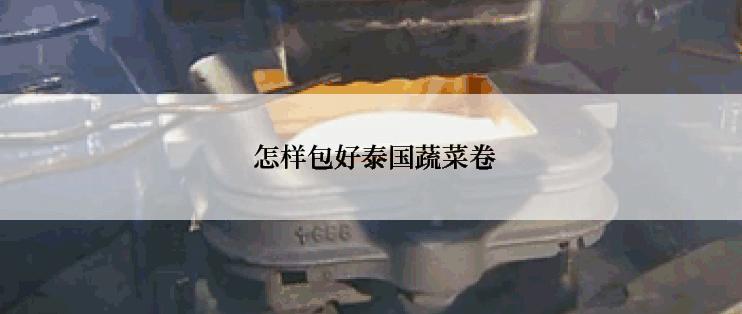  怎样包好泰国蔬菜卷