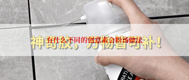 有什么不同的创意素会粉汤做法