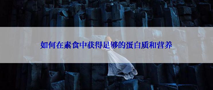 如何在素食中获得足够的蛋白质和营养